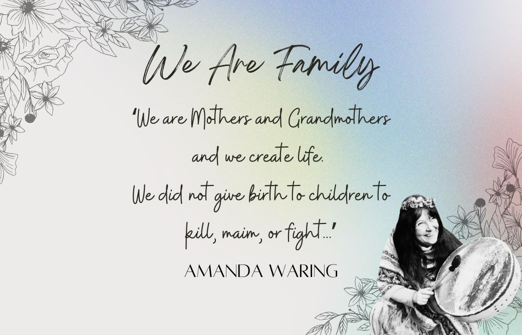 We are Family poem by Amanda Waring